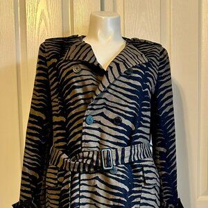 Hobbs London Classic Trench Coat with Belt And Pockets Large, Size 16